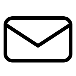 Envelope icon symbolizing email or message.